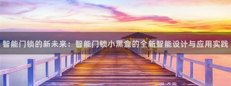 利记手机官网：智能门锁的新未来：智能门锁小黑盒的全新智能设计