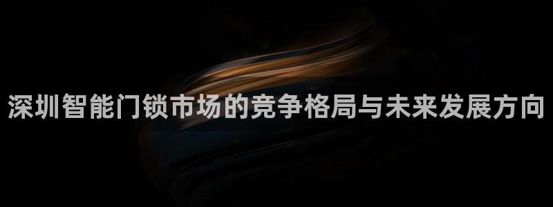 利记亚洲官网：深圳智能门锁市场的竞争格局与未来发展方向
