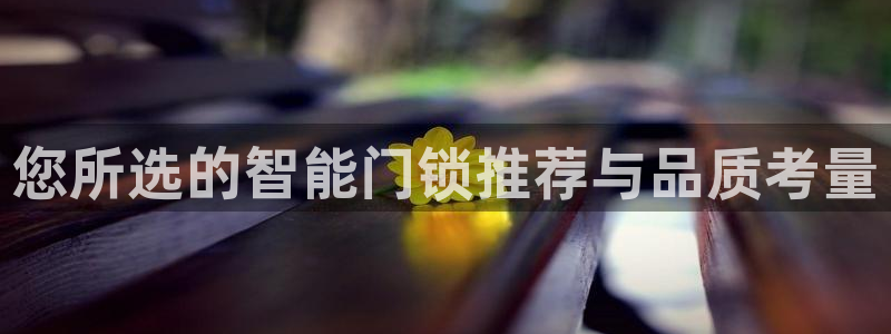 利记官网app：您所选的智能门锁推荐与品质考量