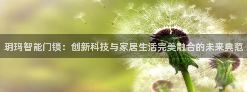 利记广告联盟官网：玥玛智能门锁：创新科技与家居生活完美融合的