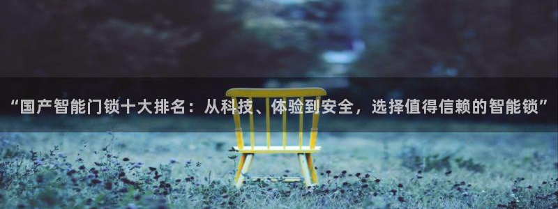 利记体育投注官网：“国产智能门锁十大排名：从科技、体验到安全