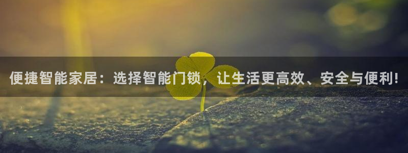 利记网官网：便捷智能家居：选择智能门锁，让生活更高效、安全与