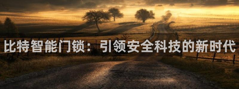 利记信誉官网：比特智能门锁：引领安全科技的新时代