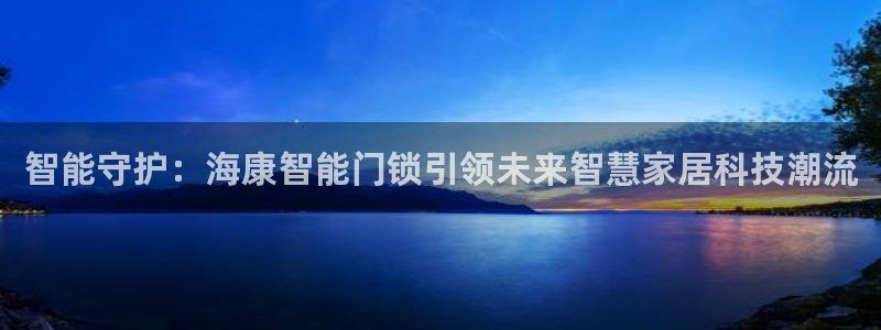 利记真正的官网是多少：智能守护：海康智能门锁引领未来智慧家居
