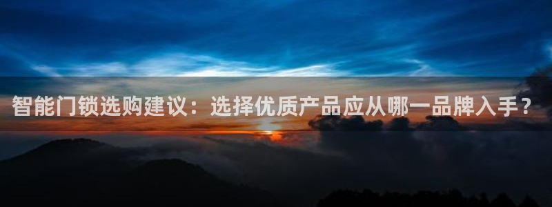 利记 官网：智能门锁选购建议：选择优质产品应从哪一品牌入手？