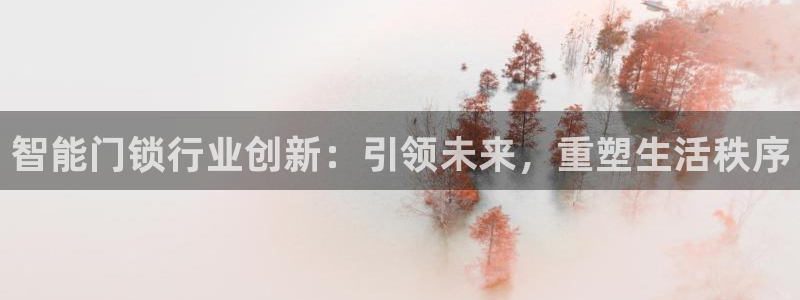 利记信誉官网：智能门锁行业创新：引领未来，重塑生活秩序