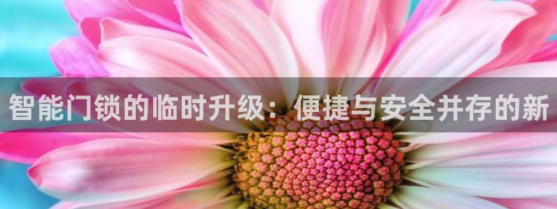 利记官网地址：智能门锁的临时升级：便捷与安全并存的新