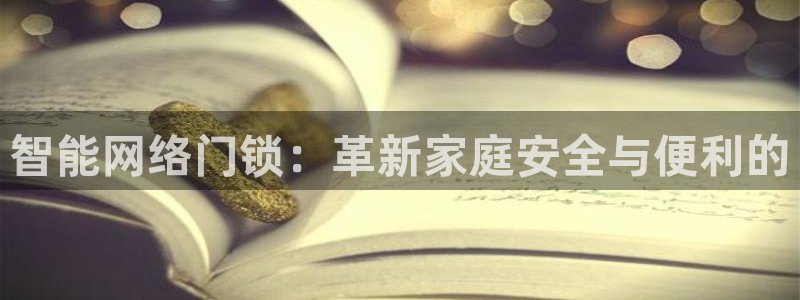 利记投注平台官网:智能网络门锁:革新家庭安全与便利的