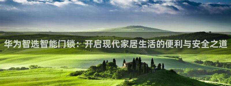 利记娱乐网官网：华为智选智能门锁：开启现代家居生活的便利与安