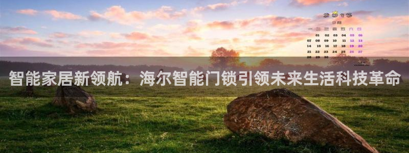 利记sbobet官网电脑版：智能家居新领航：海尔智能门锁引领