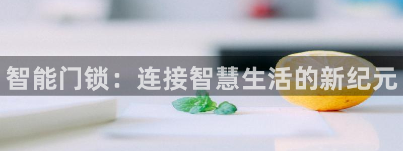利记官网行业领导者：智能门锁：连接智慧生活的新纪元