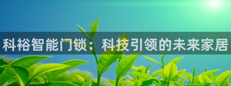利记平台官网首页：科裕智能门锁：科技引领的未来家居