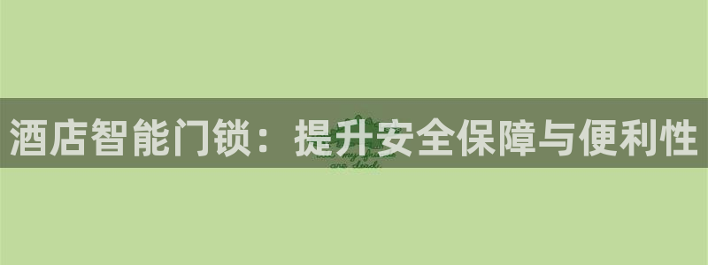 新利记官网：酒店智能门锁：提升安全保障与便利性